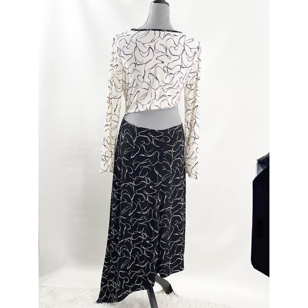 Topshop Long Sleeves Midi Dress Size 12 - Picture 5 of 11